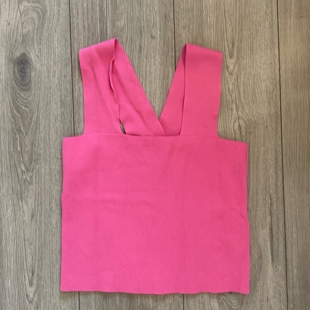 House of Harlow 1960 Wide Strap Compression Crop Top
